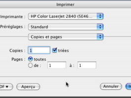 Astuce Mac : Comment envoyer un document au format PDF avec Entourage depuis toute application possédant la possibilité d’imprimer en une seule étape Commande Imprimer (POMME + P)