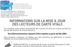 Informations sur la mise à jour des lecteurs de carte vitale MiseaJourLecteurSV
