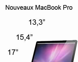 Nouveaux MacBook Pro Nouveaux MacBook Pro