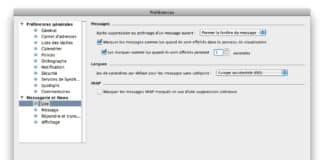 Astuce Mac : Instabilité de Microsoft Entourage en version 12.2.7 Préférences Entourage / Messagerie et News / Lire