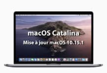 Mise à jour de macOS 10.15.1 Catalina macOS 10.15.1