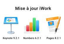 Keynote 9.2.1, Numbers 6.2.1 et Pages 8.2.1