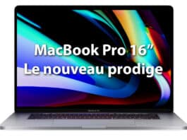 Apple sort un MacBook Pro 16″ MacBook Pro 16"