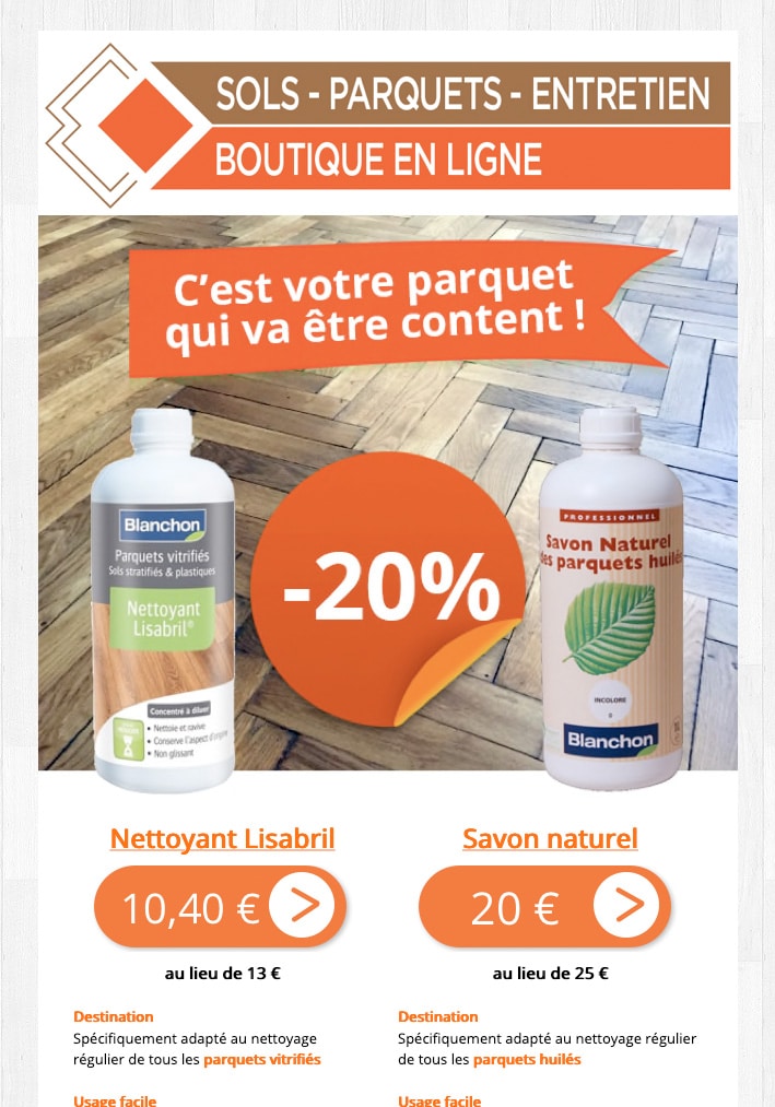 Promo Sols-Parquets-Entretien