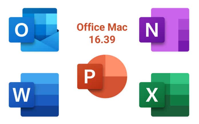 Office mac 16.39 Build 20071300