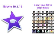 Nouvelle mise à jour Apple iMovie 10.1.15 iMovie 10.1.15 nouveaux filtres