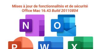 Mise à jour Office Mac 16.43 Build 20110804 Office Mac 16.43