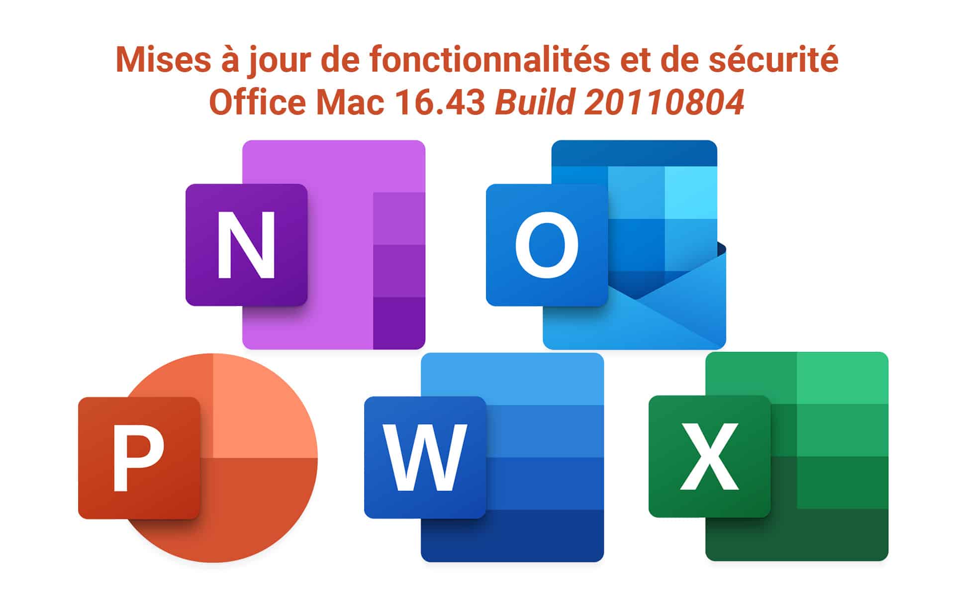 Mise à jour de la Suite Office Mac  (Build 20110804)