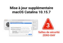 Mise à jour supplémentaire pour macOS Catalina 10.15.7 proposée par Apple Mise à jour supplémentaire macOS Catalina 10.15.7
