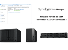 Mise à jour DSM en version 6.2.3–25426 Update 3 pour les NAS Synology