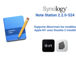 Synology NoteStation 2.2.0–524 s’adapte à la puce M1 Synology NoteStation 2.2.0-524