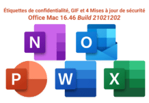 Mise à jour Office Mac 16.46 Build 21021202 Office Mac 16.46