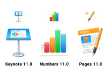 Keynote 11.0, Numbers 11.0 et Pages 11.0 pour coller à macOS Big Sur