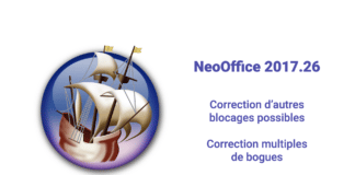 NeoOffice 2017.26 pour éviter d’autres blocages NeoOffice 2017.26