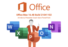 Mise à jour Office Mac 16.48 Build 21041102 Office Mac 16.48 avec Presenter Coach dans Microsoft PowerPoint