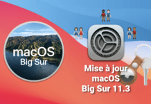 Mise à jour macOS Big Sur 11.3 macOS Big Sur 11.3