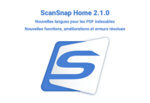 Mise à jour Fujitsu ScanSnap Home 2.1.0 pour Mac