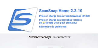 Mise à jour Fujitsu ScanSnap Home 2.2.10 pour Mac ScanSnap Home 2.2.10 ix1300