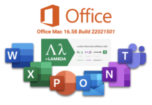 Mise à jour Office Mac 16.58 Build 22021501 Office 16.58 (Build 22021501)