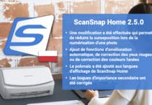Mise à jour Fujitsu ScanSnap Home 2.5.0 pour Mac