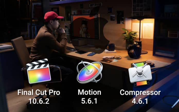 Final Cut Pro 10.6.2 Motion 5.6.1 Compressor 4.6.1