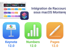 Keynote 12.0, Numbers 12.0 et Pages 12.0 pour utiliser Raccourcis Keynote 12.0 Numbers 12.0 Pages 12.0