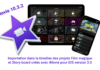 Apple iMovie 10.3.2 importe les Storyboards et Magic Movie iMovie 10.3.2